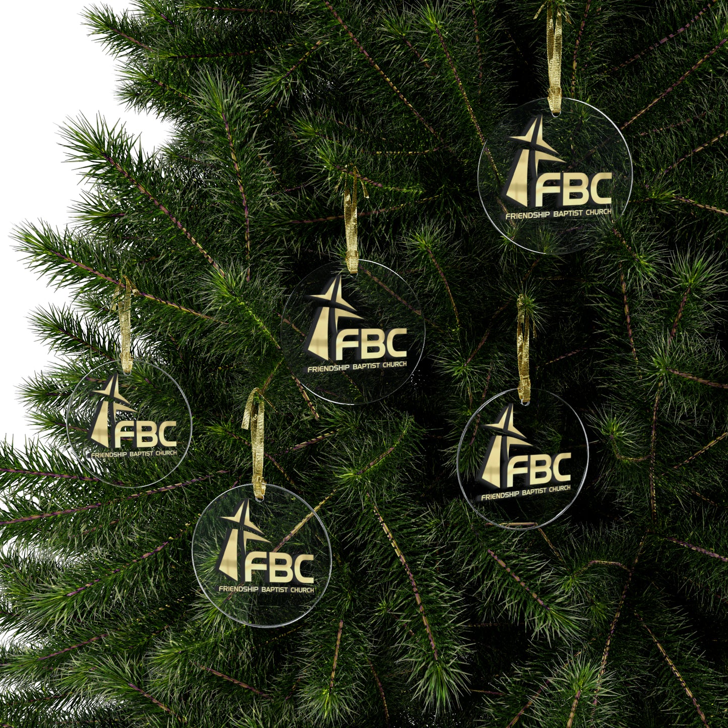 New FBC Logo Acrylic Ornaments