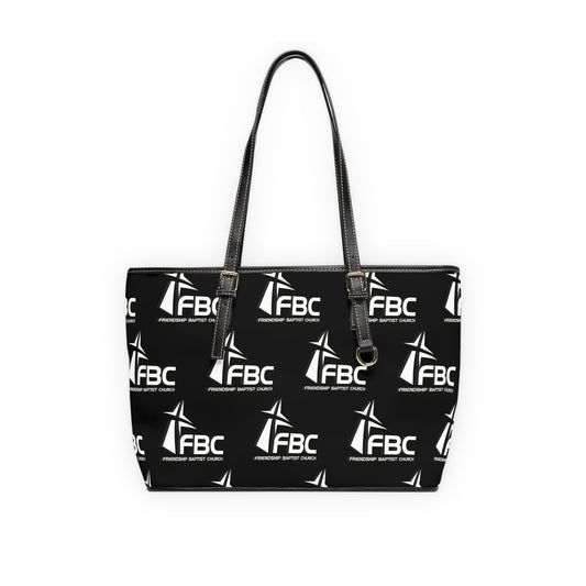 NEW FBC LOGO PU Leather Shoulder Bag